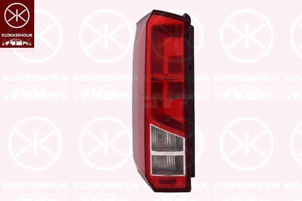 Tail Light Assembly, Left, LED, P21W, PY21W, without bulb holder, 65252256022 (MAN), 7C0945095B (VW), 7C0945095D (VW), 7C0945095F (VW), 7C0945095H (VW)