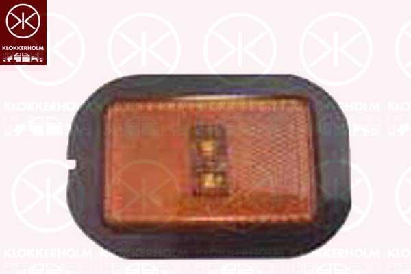 Side Marker Light, both sides, LED, yellow, 7C3945061B (VW)