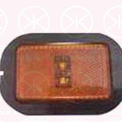 Side Marker Light, both sides, LED, yellow, 7C3945061B (VW)