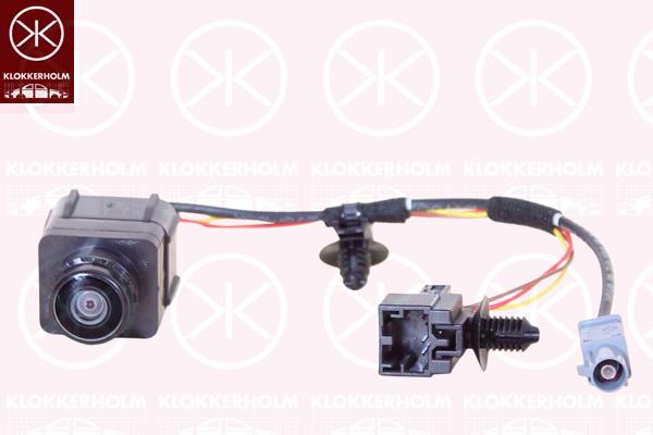 Rear View Camera, parking distance control, Rear Section, 7C0980121 (VW)