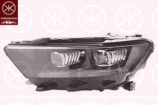 Headlight, Left, LED, with motor for headlamp levelling, Valeo, 2GA 941 773 (VW), 2GA941773 (VW)