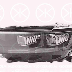 Headlight, Right, LED, with motor for headlamp levelling, Valeo, 2GA 941 774 (VW), 2GA941774 (VW)