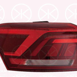 Tail Light Assembly, Right, Outer section, LED, Smoke Grey, 2GA945096A (VW), 2GA945096D (VW)