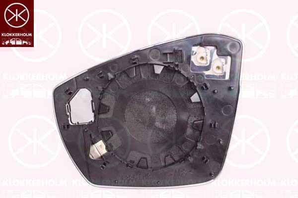 Mirror Glass, exterior mirror, Right, Heatable, Convex, 2GM857522 (VW), 2GM857522D (VW)