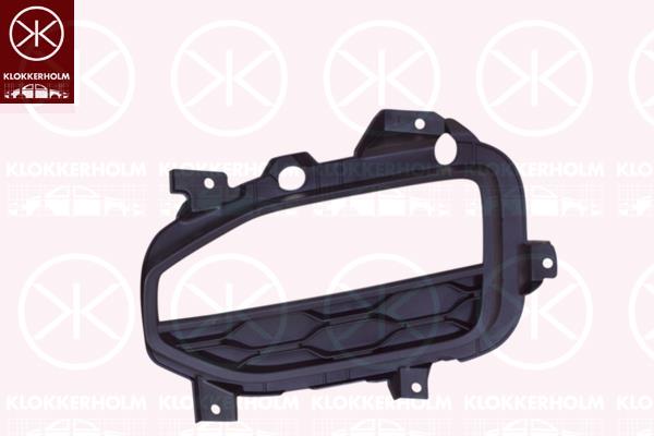 Ventilation Grilles, bumper, Right Front, Upper section, 2GA 853 212 D 9B9 (VW)