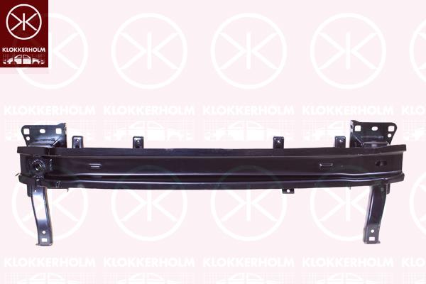 Support, bumper, Steel, Front, Upper section, 2GA 807 109 (VW)