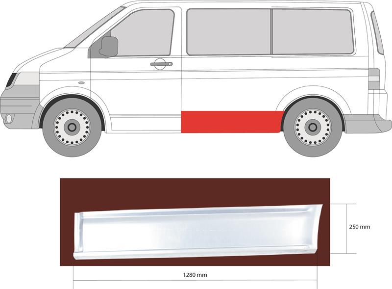 Quarter Panel, Left, Axle Distance [mm]: 3000, Repair Panel, Lateral Panel, Lower Section, 