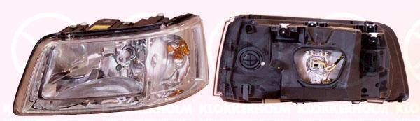 Headlight, H4, with motor for headlamp levelling, AL, Left, Illuminance [lx]: 25, 7E1 941 015 (VW), 7H1 941 015E (VW), 7H1 941 015J (VW), 7H1 941 015N (VW), 7H1 941 015S (VW), 7H1 941 017N (VW)