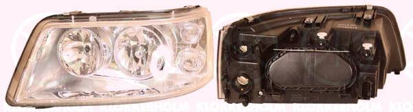 Headlight, H7/H1, with motor for headlamp levelling, Left, Illuminance [lx]: 25, 7H1 941 015 (VW), 7H1 941 015L (VW), 7H1941015T (VW)