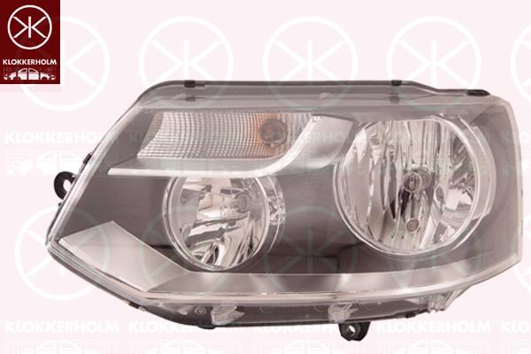 Headlight, H15, H7, with motor for headlamp levelling, Left, Illuminance [lx]: 25, 7E1 941 015C (VW), 7E1 941 015J (VW), 7E1941015G (VW), 7E1941015K (VW), 7E1941015Q (VW), 7E1941015S (VW)