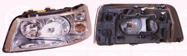 Headlight, H7/H1, with motor for headlamp levelling, AL, Left, Illuminance [lx]: 25, 7H1 941 015 (VW), 7H1 941 015L (VW), 7H1941015T (VW), 7H1 941 015G (VW), 7H1 941 017L (VW)