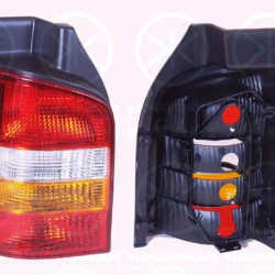 Tail Light Assembly, for vehicles with tailgate, without bulb holder, Right, Indicator Colour: yellow, 7E0 945 096 (VW), 7H0 945 096G (VW), 7H0945096J (VW)