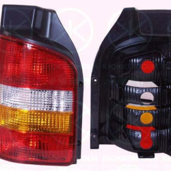 Tail Light Assembly, for vehicles with rear doors, without bulb holder, Left, Indicator Colour: yellow, 7E0 945 095D (VW), 7H0 945 095F (VW), 7H0945095K (VW)