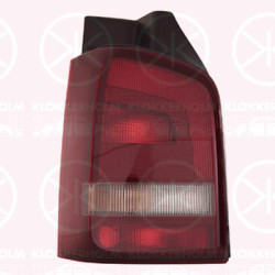 Tail Light Assembly, Multivan, Caravelle, for vehicles with tailgate, without bulb holder, Smoke Grey, Left, 7E5 945 095D (VW), 7E5 945 095F (VW)