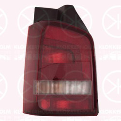 Tail Light Assembly, Multivan, Caravelle, for vehicles with tailgate, without bulb holder, Smoke Grey, Right, 7E5 945 096D (VW), 7E5 945 096F (VW)