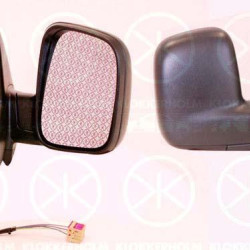 Exterior Mirror, for electric mirror adjustment, Convex, Heatable, Right, Number of pins: 5, 7H1 857 508AB (VW), 7H1 857 528A 9B9 (VW), 7H1857508AB 9B9 (VW), 7H1857508P (VW), 7H1857508P 9B9 (VW), 7H1857522S (VW)