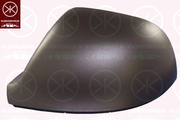 Housing, exterior mirror, black, Left, 7E1 857 527F 9B9 (VW), 7E1857527K9B9 (VW)