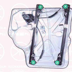 Window Regulator, OE-type, without electric motor, Electric, Left Front, with bolted-on plate, 7H0 837 753 (VW), 7H0 837 753 A (VW), 7H0 837 753 B (VW), 7H0 837 753 C (VW), 7H0837753 (VW)