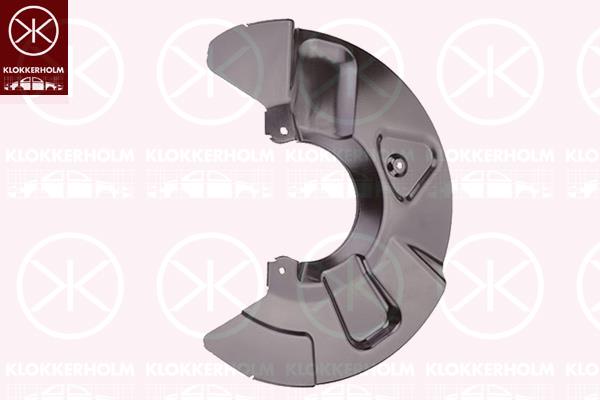 Splash Guard, brake disc, Front Axle Left, for brake disc diameter [mm]: 308, 7E0 615 311B (VW), 7E0 615 311B (AUDI)