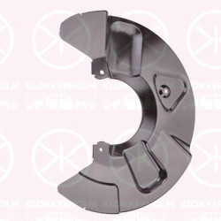 Splash Guard, brake disc, Front Axle Left, for brake disc diameter [mm]: 308, 7E0 615 311B (VW), 7E0 615 311B (AUDI)