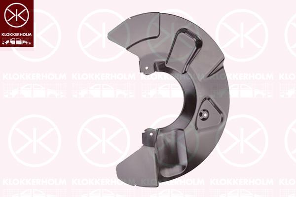 Splash Guard, brake disc, Front Axle Right, for brake disc diameter [mm]: 308, 7E0 615 312B (VW), 7E0 615 312B (AUDI)