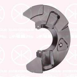 Splash Guard, brake disc, Front Axle Right, for brake disc diameter [mm]: 308, 7E0 615 312B (VW), 7E0 615 312B (AUDI)