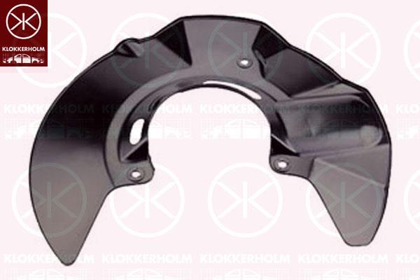 Splash Guard, brake disc, Front Axle Left, 7E0 615 311 (VW), 7E0 615 311 (AUDI)