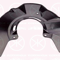 Splash Guard, brake disc, Front Axle Left, 7E0 615 311 (VW), 7E0 615 311 (AUDI)