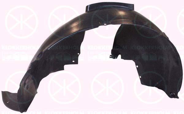 Liner, wheelhouse, Plastic, Left Front, 7E0 809 961 (VW), 7E0809961F (VW), 7H0 809 961B (VW)