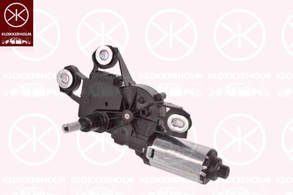 Wiper Motor, Left, Rear, for vehicles with rear doors, Voltage [V]: 12, 7E0955711C (VW), 7H0955711B (VW)