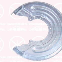 Splash Guard, brake disc, Rear Axle, Diameter 1/Diameter 2 [mm]: 345/130, 7E0 615 611 (VW), 7E0 615 611 (AUDI)