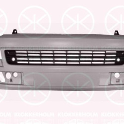 Bumper, Front, with hole(s) for fog lights, w/primer, 7E5 807 217M GRU (VW)