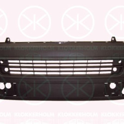 Bumper, Front, dark grey, with hole(s) for fog lights, 7E0 807 217B (VW), 7E0 807 217B 9B9 (VW)