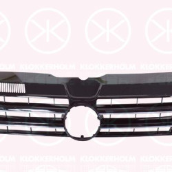 Radiator Grille, black, with trim strip, chrome, 7E5853651ANPU (VW), 7E5853651DNPU (VW), 7E5853651NPU (VW)