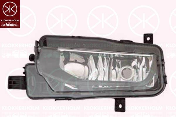 Front Fog Light, H11, Left Front, 7E0 941 661 (VW), 7E0 941 661A (VW), 7E0 941 661B (VW)