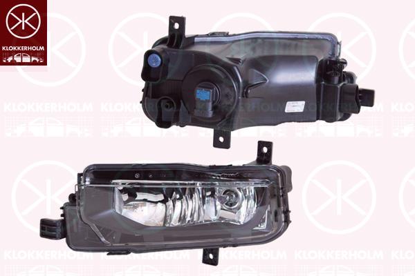 Front Fog Light, H11, Left Front, ZKW, 7E0 941 661 (VW), 7E0 941 661A (VW), 7E0 941 661B (VW)