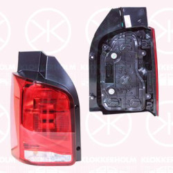 Tail Light Assembly, Left, for vehicles with rear doors, with bulb holder, Olsa, 7LA945095A (VW), 7LA945095A (VAG), 7LA945095A (AUDI), 7LA945095L (VW)