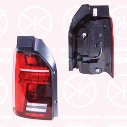 Tail Light Assembly, Right, for vehicles with tailgate, LED, Olsa, 7LA945208 (VW), 7LA945208B (VW)