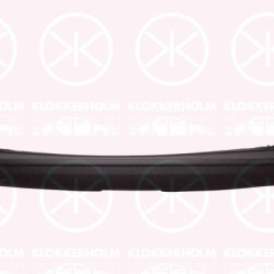 Bumper, for vehicles with tailboard, Rear, dark grey, Grained, 7E0807417C9B9 (VW)