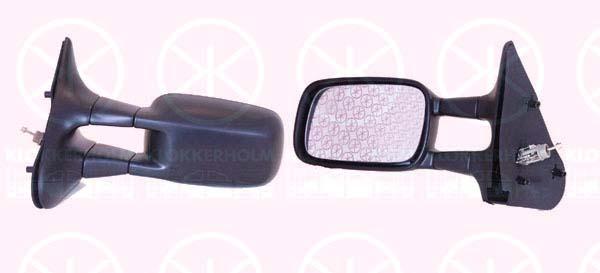 Exterior Mirror, Control: cable pull, Aspherical, Left, 6K9 857 501FG (VW)