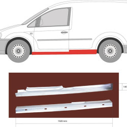 Rocker Panel, 2-dr, Left, Repair Panel, Axle Distance [mm]: 2680, 