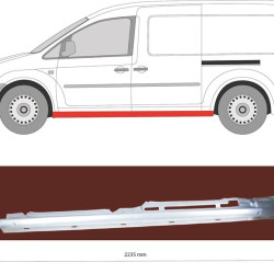 Rocker Panel, Trim Level: Maxi, 4-dr, Right, Repair Panel, Axle Distance [mm]: 3000, 