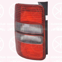 Tail Light Assembly, for vehicles with rear doors, Left, Indicator Colour: Smoke Grey, without bulb holder, 2K5 945 095G (VW), 2K5945095N (VW)