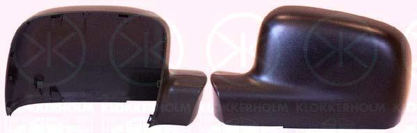 Housing, exterior mirror, black, Left, 7H1 857 527A 9B9 (VW), 7E1 857 527 9B9 (VW), 7H1 857 527 (VW), 7H1 857 527A (VW)