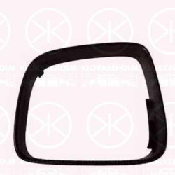 Housing, exterior mirror, Left, Front Section, black, 7E1858553 (VW), 7E18585539B9 (VW), 7E1858553AGRU (VW)