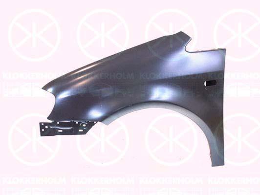 Wing, Right Front, with hole for direction indicator, Zinc-coated, 2K0 821 022 (VW)