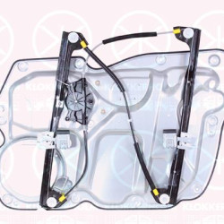 Window Regulator, 2/3-drs, without electric motor, Electric, Left Front, with bolted-on plate, 2K1837729B (VW), 2K1837729F (VW), 2K1 837 729 B (VW), 2K1 837 729 E (VW), 2K1 837 729 F (VW), 2K1 837 729 G (VW), 2K1 837 729 H (VW), 2K2 837 729 M (VW)