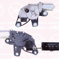 Wiper Motor, Rear, for vehicles with tailboard, Voltage [V]: 12, 1T0955711 (VW), 1T0955711C (VW), 1T0955711D (VW), 1T0955711D (VAG)