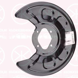 Splash Guard, brake disc, Rear Axle, Number of bores: 4, for brake disc diameter [mm]: 253, for brake disc diameter [mm]: 273, 2K0 615 609D (VW), 2K0615609D (SKODA), 2K0615609D (SEAT)