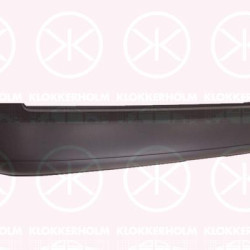 Bumper, w/primer, Rear, Grained, Trim Level: MAXI, 2K3 807 417 7G9 (VW)